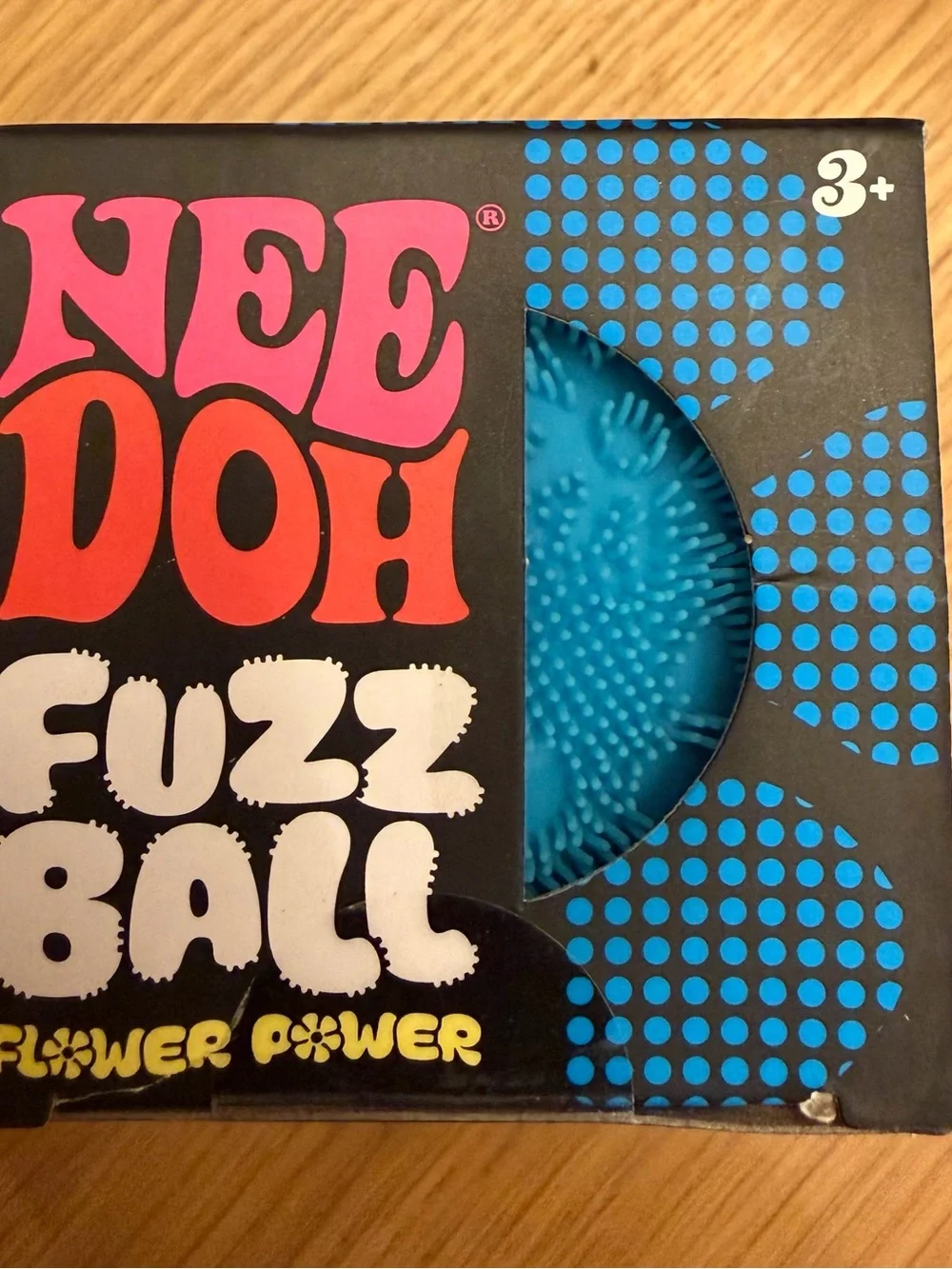 NeeDoh Fuzz Ball Flower Power GREEN  Available NIB